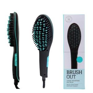 Relaxus Beauty Brush Out Ceramic Straightening Ionic Brush